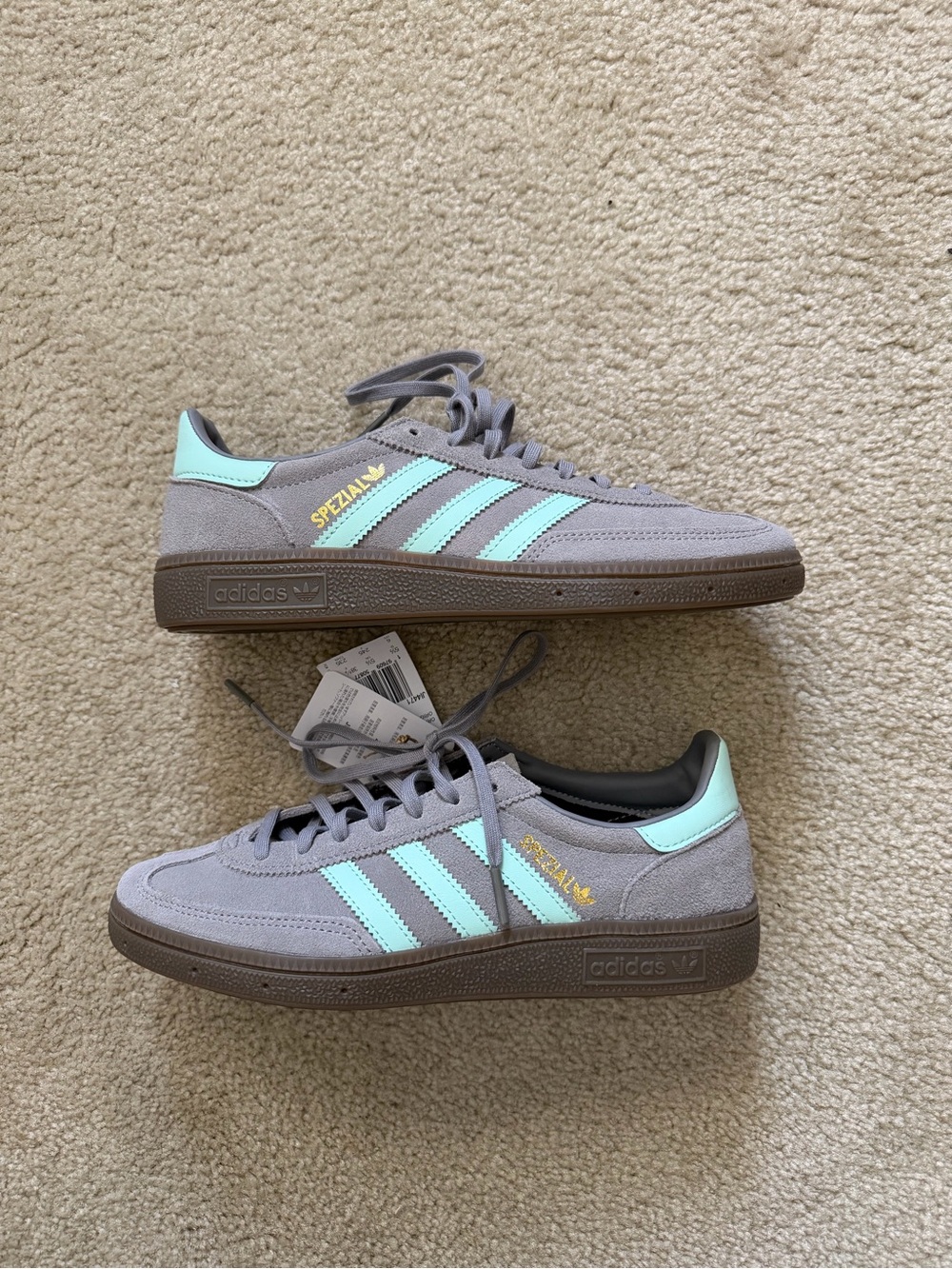 Adidas Spezial Grey Clean Mint Gum NWT